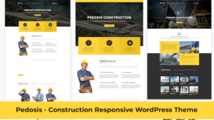 Thème WordPress adaptatif pour la construction - Pedosis