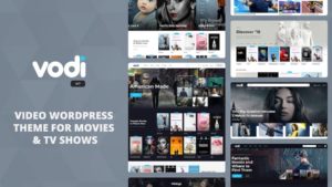 Thème WordPress vidéo pour films et séries TV - Vodi