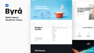 Thème WordPress Réalisations simple - Byra