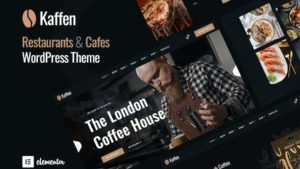 Thème WordPress Elementor pour café et restaurant - Kaffen