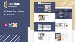 Thème WordPress pour les services de portes et fenêtres - Janelas
