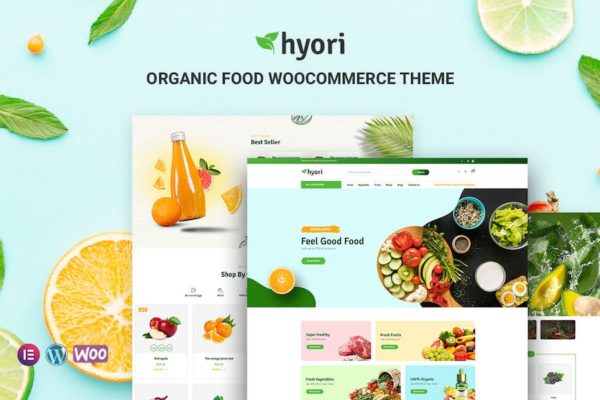 Thème WooCommerce pour les aliments biologiques - Hyori