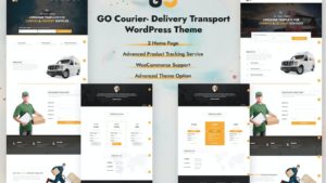 Thème WordPress de livraison et de transport - GO Courier