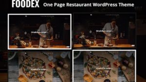 Thème WordPress pour restaurant d'une page - Foodex