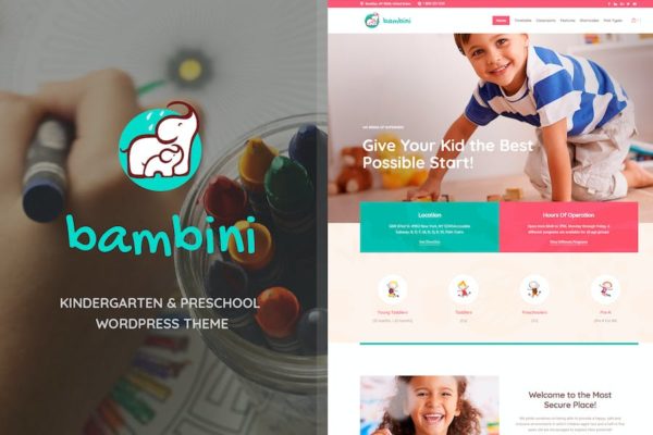 Thème maternelle et préscolaire - Bambini