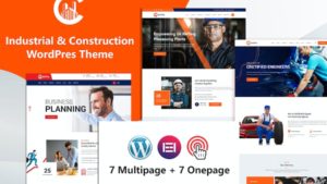 Thème WordPress adaptatif pour site industriel et de construction - Dustra