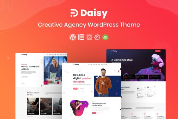 thème WordPress pour agence créative - Daisy