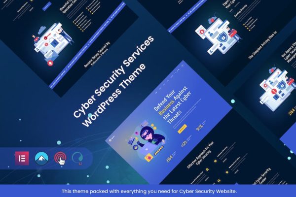 Thème WordPress pour services de cybersécurité - Cycure