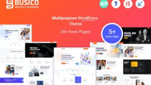 Thème WordPress polyvalent pour les entreprises - Busico