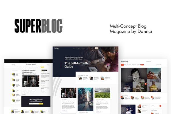 Thème de blog et de magazine puissant - SuperBlog