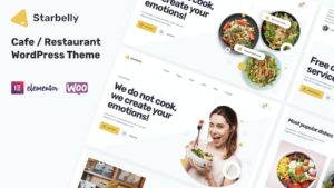 Thème WordPress pour restaurants Elementor - Starbelly