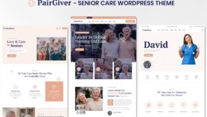 Thème WordPress pour les soins aux personnes âgées - PairGiver