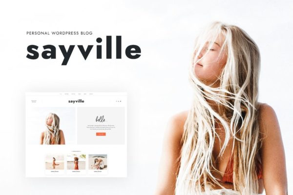 Thème de blog WordPress - Sayville