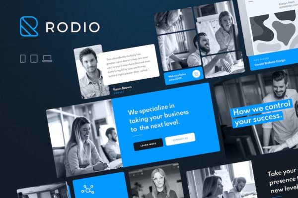 Thème WordPress créatif polyvalent - Rodio