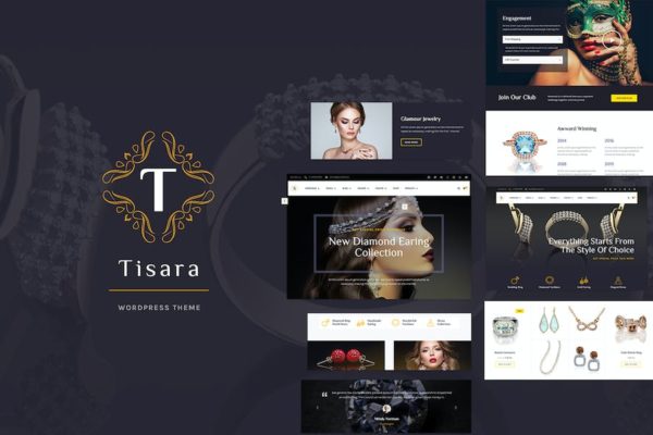 Tisara Bijoux Thème WooCommerce