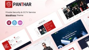 Thème WordPress pour services de sécurité et de vidéosurveillance - Panthar