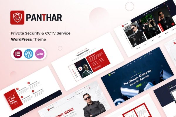Thème WordPress pour services de sécurité et de vidéosurveillance - Panthar