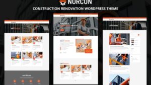 Thème WordPress pour travaux de rénovation - Norçon