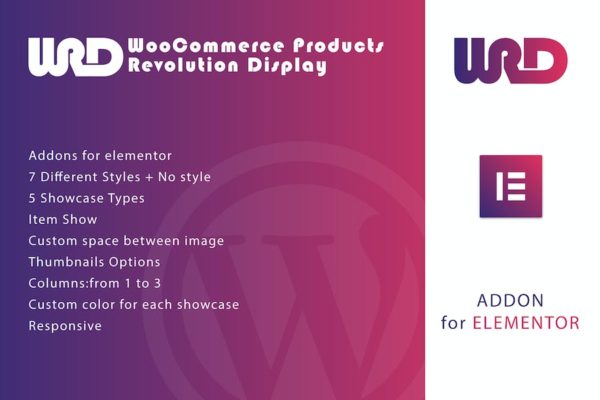 Affichage de la révolution des produits Woocommerce
