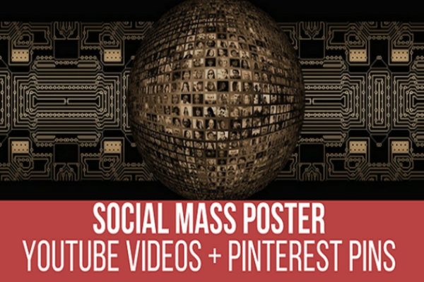 Affiche et épingler de masse vidéo YouTube