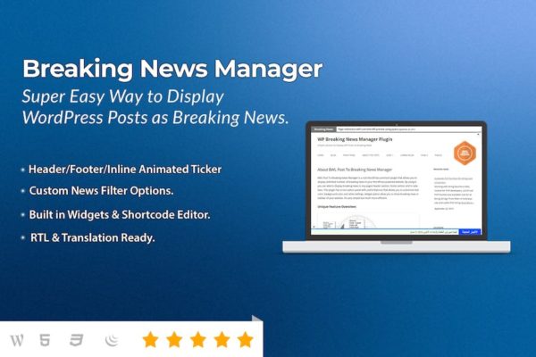 BWL Post au responsable des dernières nouvelles