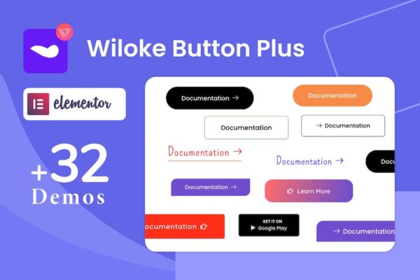 Bouton Wiloke Plus pour Elementor