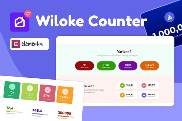 Compteur Wiloke pour Elementor