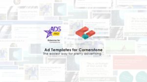 Modèles de publicités Cornerstone Extension