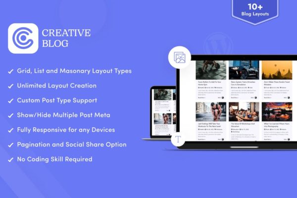 Creative Blog Designer Bundle for WordPress