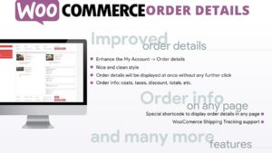 Détails de la commande WooCommerce