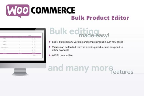 Éditeur de produits WooCommerce Bulk