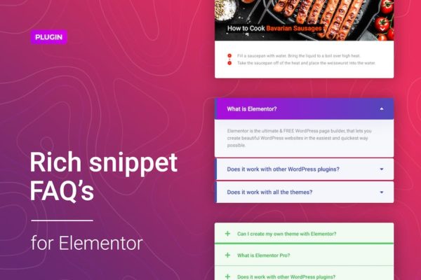 FAQ Accordéons pour Elementor