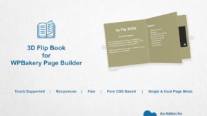 Flipbook 3D pour WPBakery Page Builder