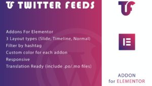 Flux Twitter pour le Plugiciels WordPress Elementor