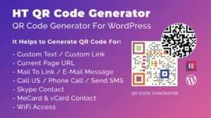 Générateur de code QR HT pour WordPress