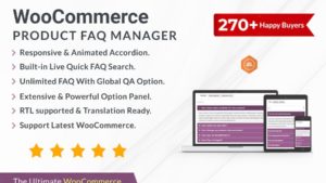 Gestionnaire de FAQ sur les produits WooCommerce