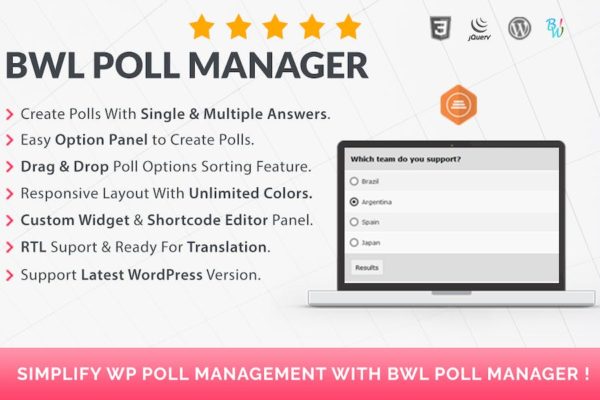Gestionnaire de sondages BWL