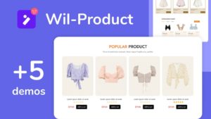 Grille et curseur des produits Wiloke WooCommerce