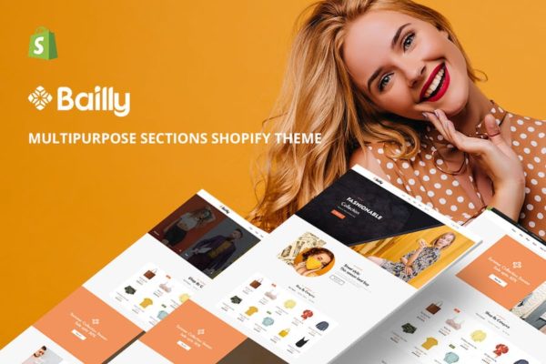 Thème Shopify pour sections polyvalentes Gts Bailly