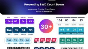 Module BWD Count Down pour elementor