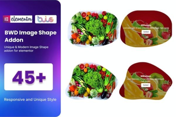 Module BWD Image Shape pour Elementor