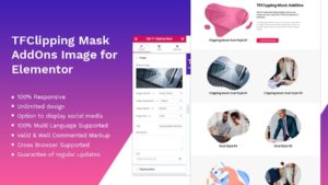 widget pour Elementor Module complémentaire Clipping Mask
