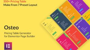 Pricing Table for Elementor Osteo