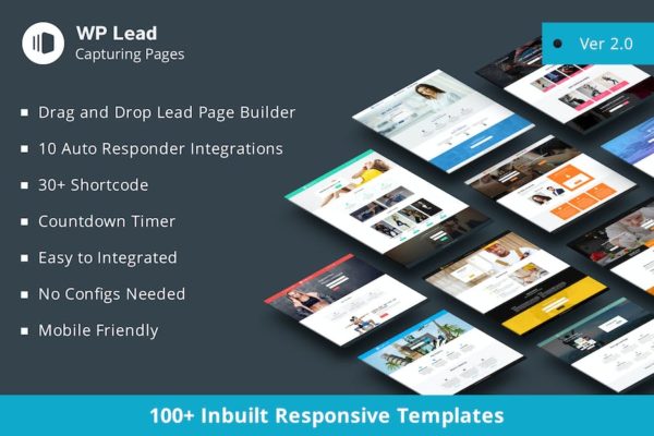 Plugiciels WordPress Pages de capture de prospects WP