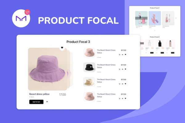 Produit Wiloke Focal pour Elementor
